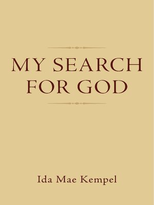 cover image of My Search For God